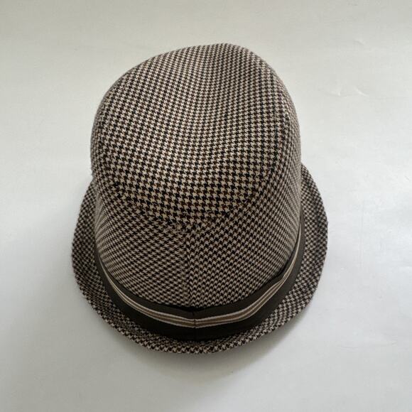 Goorin Bros Fedora Hat Size Small Herringbone Pattern Boho Casual Preppy - Picture 5 of 10